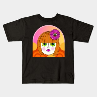 Yayoi Kusama Dollface Arch Kids T-Shirt